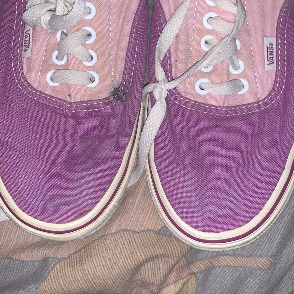 90S Made In Usa Vans Authentic Pink l Men 8.5 vintage - Picture 3 of 7
